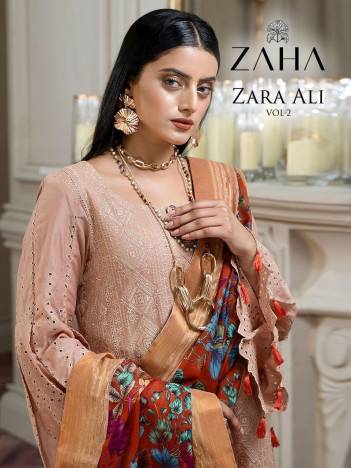 Zara Ali Vol 2 By Zaha Designer Pakistani Salwar Kameez Collection